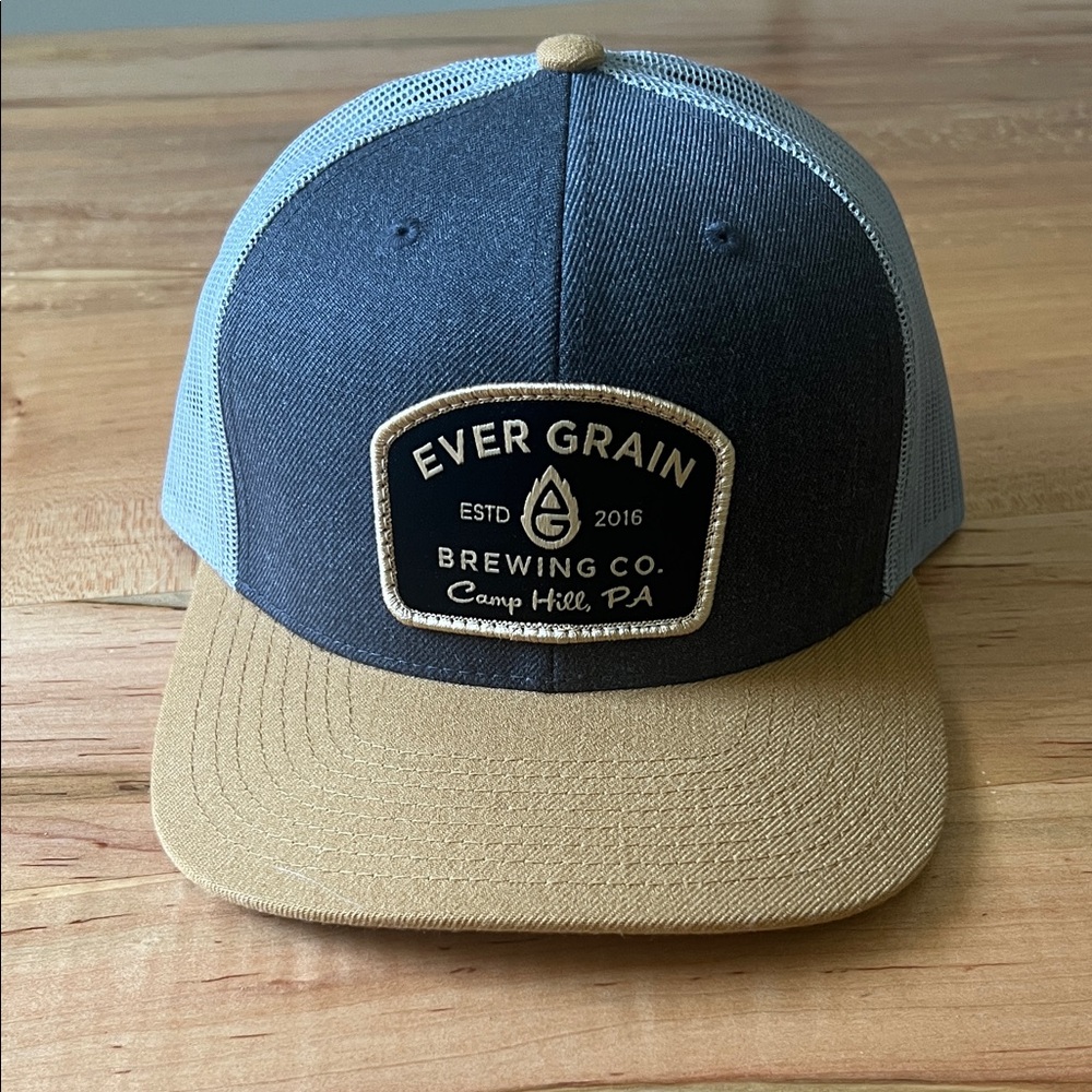 Ever Grain Brewing Co. Blue and Tan Cap